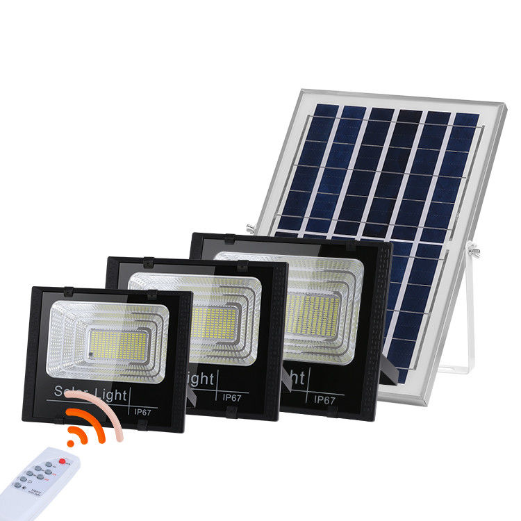 60 watt 100 luci di inondazione solari esteriori alimentate solari dei proiettori 6V 3V di watt