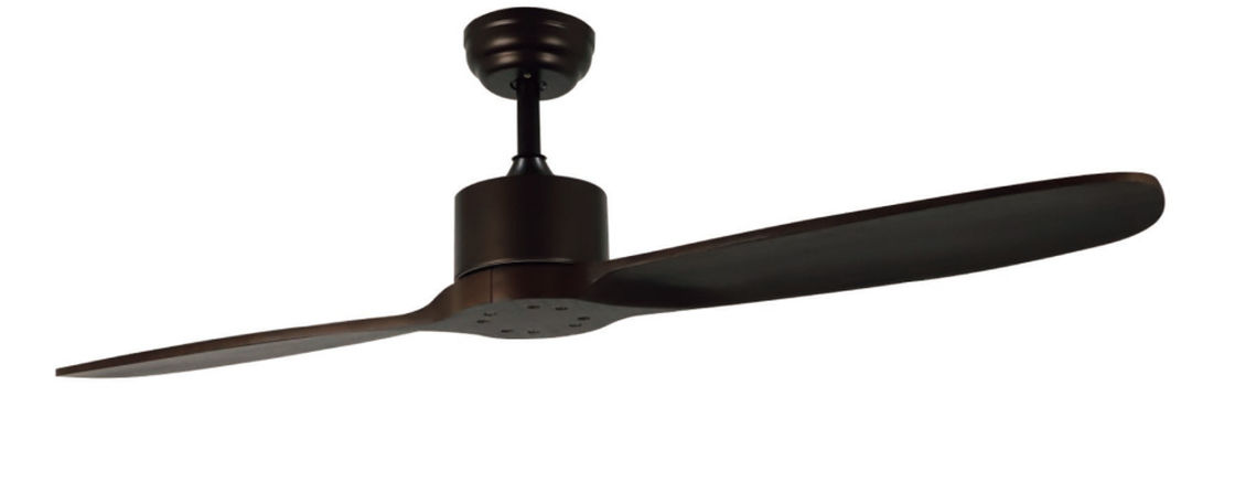 52" luce telecomandata di legno solida del ventilatore da soffitto del caffè del motore di CC di potere 220v