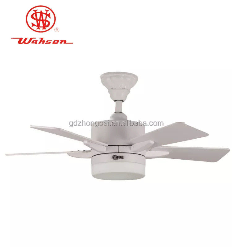 Colore bianco di Dimmable LED del ventilatore da soffitto 5 del materiale a 36 pollici del compensato