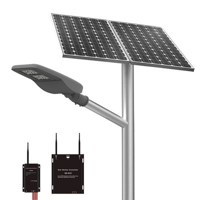 Tutti in un palo alimentato solare dell'iluminazione pubblica 18V di 14000lm 30W 80W LED installare