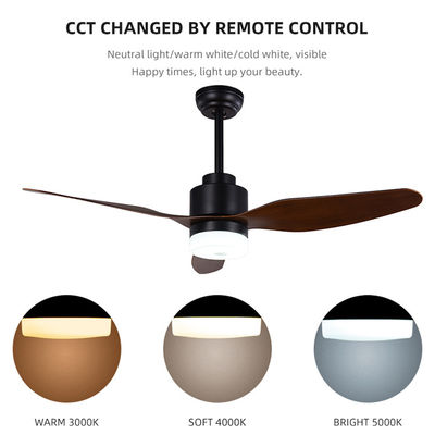 Ventilatore da soffitto di pala all'aperto dell'ABS del ferro telecomandato di 3CCT 47Inch per il Ministero degli Interni