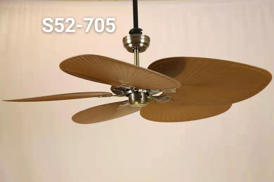 Villa Malesia esotica 5 ventilatori da soffitto a distanza decorativi di pale di Plam dell'ABS