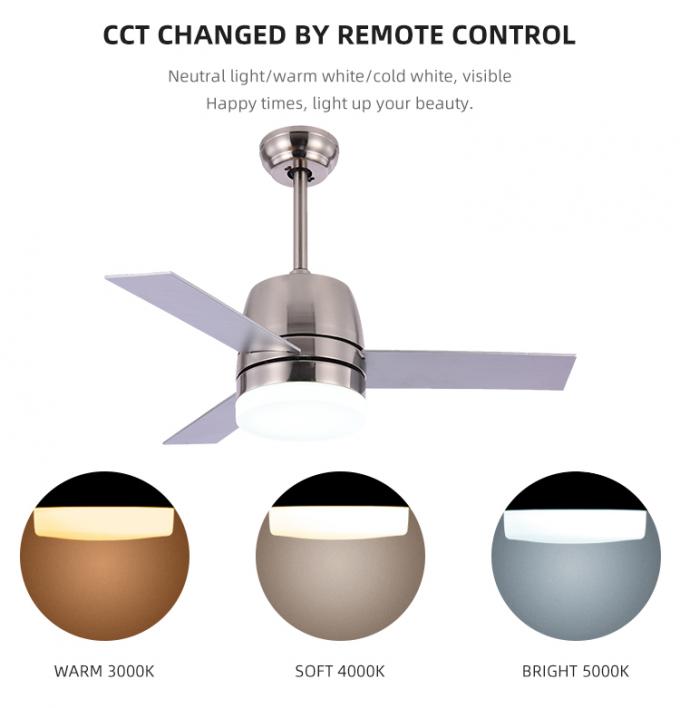 Luce principale industriale dell'interno decorativo del ventilatore da soffitto di pale del ferro 32Inch 3 di alta qualità